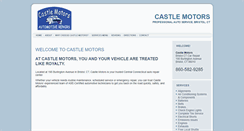 Desktop Screenshot of castle-motors.net